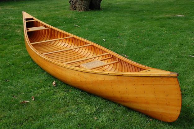 free building wood canoe ~ alum