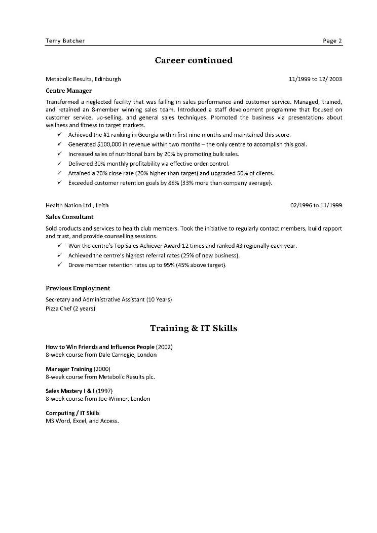 29 cv (resume) and cover letter