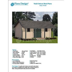 16 X 24 Shed Plans