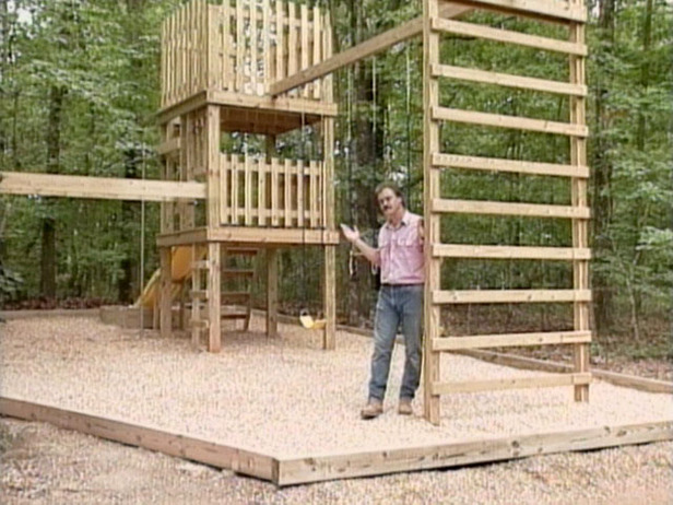 DIY Playhouse Swing Set Plans