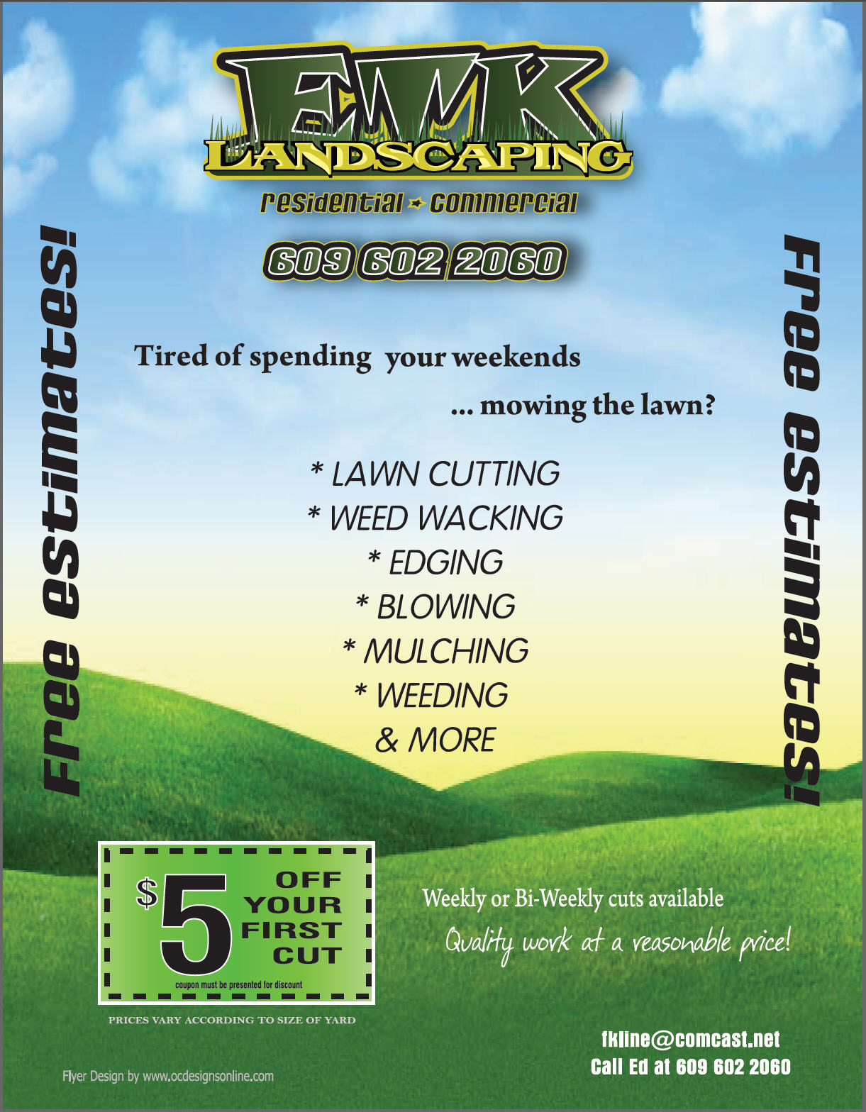 Landscaping Company Flyers