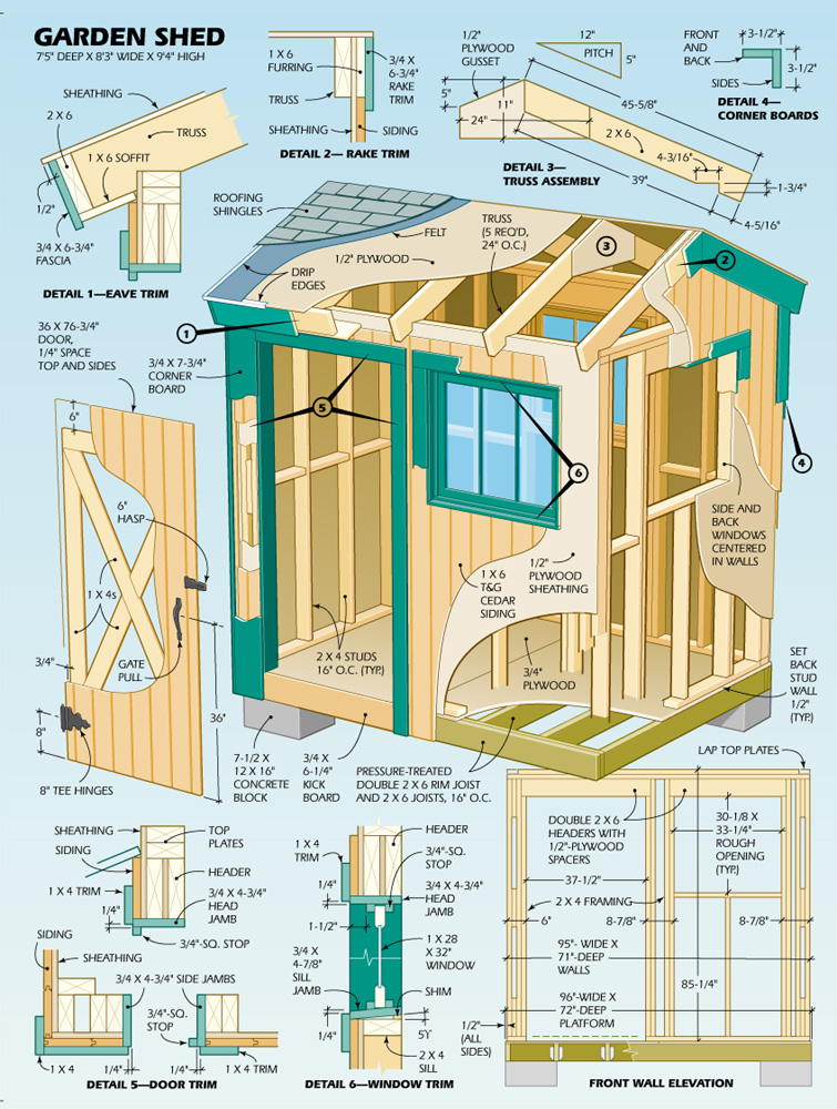 Garden Shed Plans