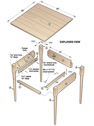 Free Woodworking Plans Night Stand