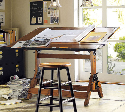 Wooden Drafting Table Plans - How To build DIY Woodworking Blueprints 
