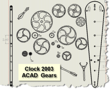 Wooden Gear Clock Plans Free Dxf - Easy DIY Woodworking Projects Step 