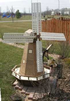 Wind power: Download Woodworking plans garden windmill