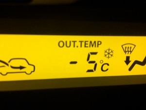 車の温度計