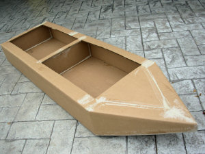 cardboard boat simple plans how to building amazing diy