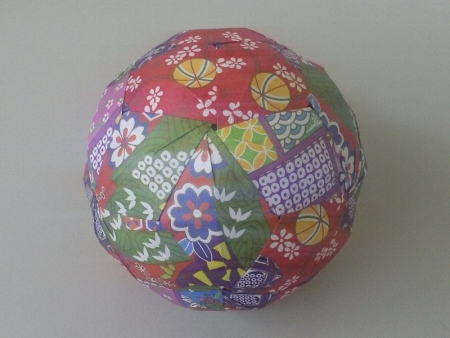 折り紙　球体　ユニット折り紙　「まり」　球　ボール　くす玉