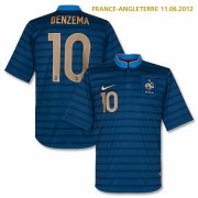 フランス代表2012ホームユニフォーム10ベンゼマEURO2012vsイングランド