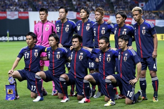 日本代表集合写真vsベネズエラ代表フレンドリーマッチ