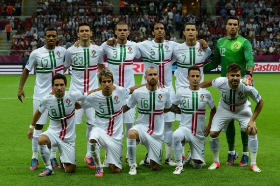 ポルトガル代表集合写真vsチェコEURO2012