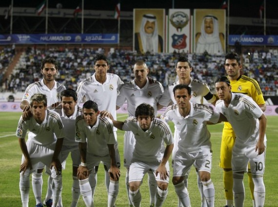 レアル・マドリード集合写真vsアル･クウェート親善試合