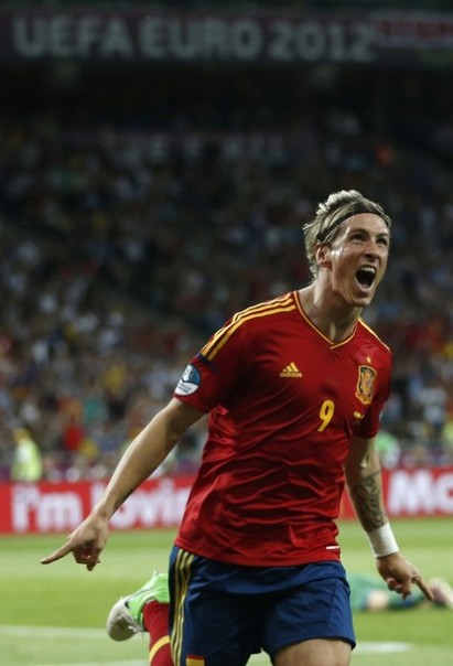 スペイン代表2012ホームユニフォーム9フェルナンド・トーレス得点王