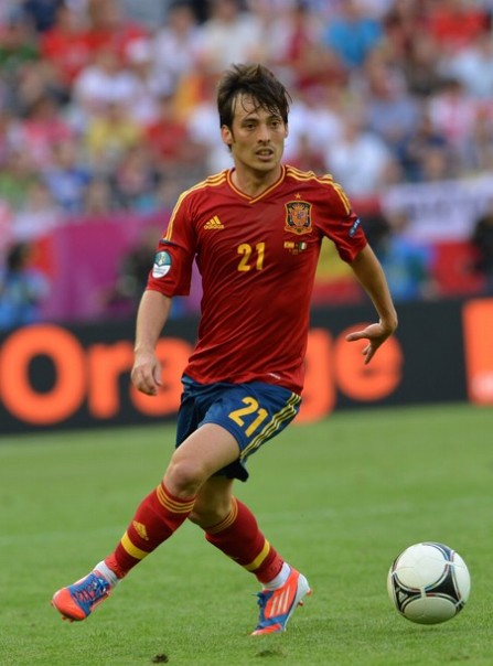 スペイン代表2012ホームユニフォーム21シルバ