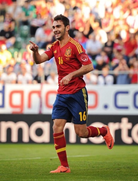 スペイン代表2012ホームユニフォーム16アドリアン･ロペス