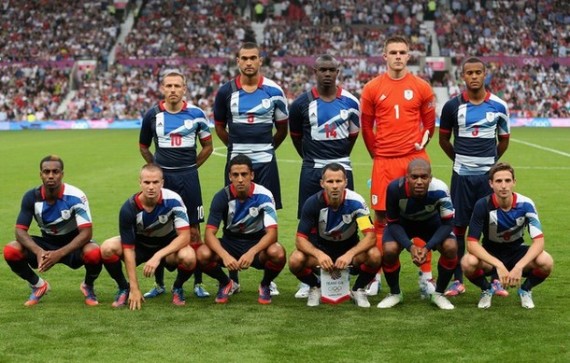 イギリス代表集合写真vsセネガル代表ロンドン五輪
