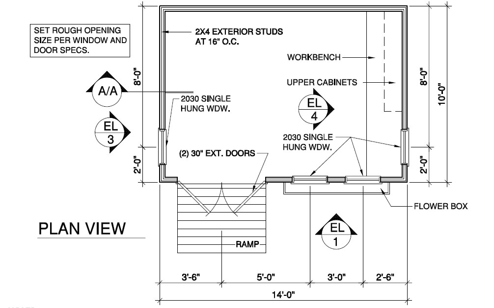 large shed plans by 8\'x10\'x12\'x14\'x16\'x18\'x20\'x22