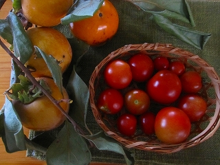 柿とトマト