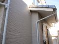 埼玉県所沢市　Ｔ邸新築工事　其の２０　外壁：サイディング　足場払い　大工木工事　玄関側　１