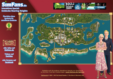 Roaring Heights map