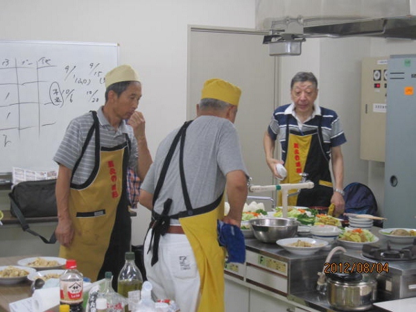 男性料理教室２