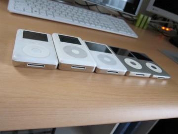 歴代iPod 写真
