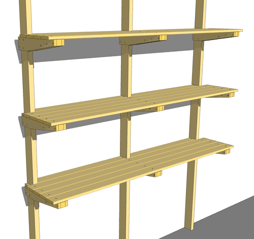 Wood Garage Shelving Plans