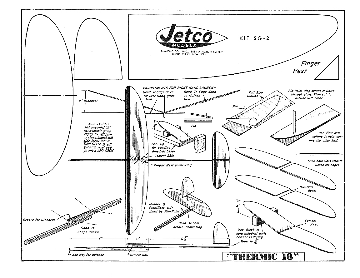 Balsa Wood Glider Plans How To build DIY Woodworking Blueprints PDF
