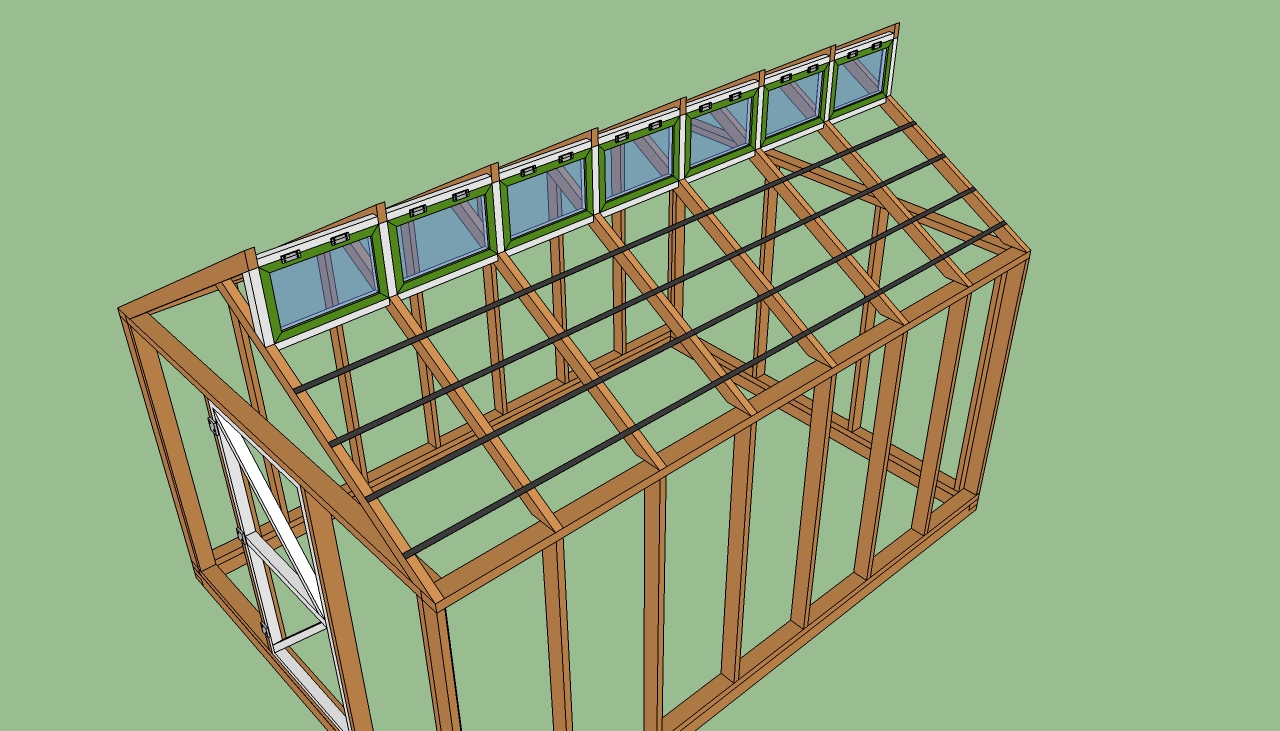 Free Wooden Greenhouse Plans