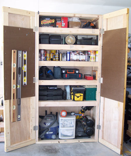 Tool Storage Cabinet Plans