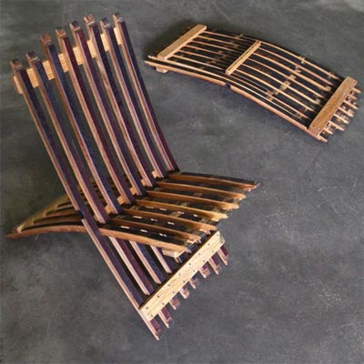 Wine Barrel Rocking Chair Plans - Easy DIY Woodworking 