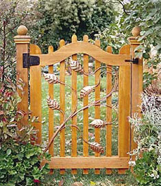 Wood Garden Gate Plans - Easy DIY Woodworking Projects ...