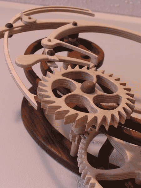 Wooden Gear Clock - Easy DIY Woodworking Projects Step by 